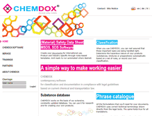 Tablet Screenshot of chemdox.com
